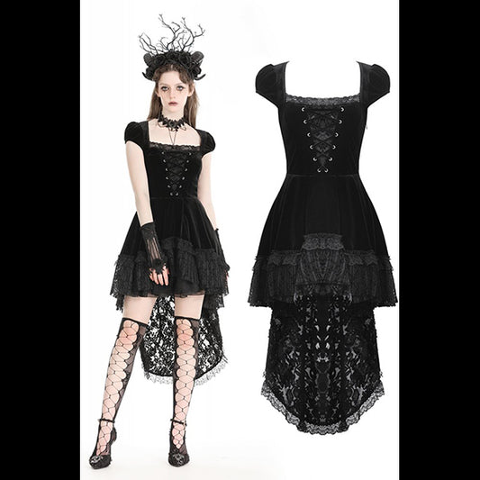 Dark In Love 'Laudine' swallowtail dress