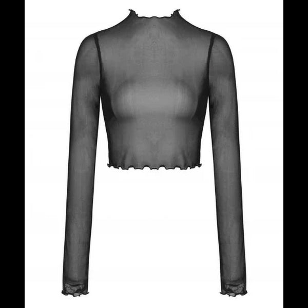 Dark In Love Barbarella mesh top