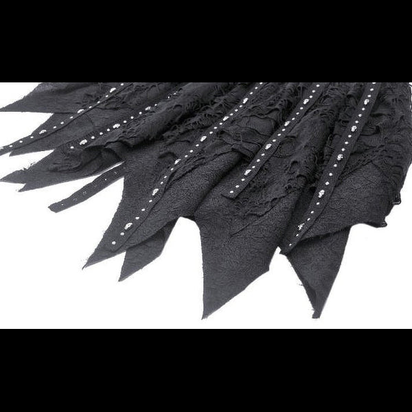 Dark In Love Calandra distressed midi skirt