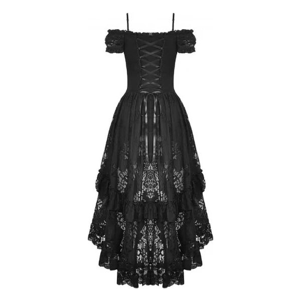 Dark In Love Lilinoe hi-lo dress