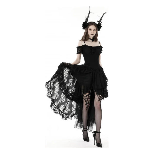 Dark In Love Lilinoe hi-lo dress