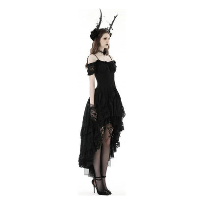 Dark In Love Lilinoe hi-lo dress
