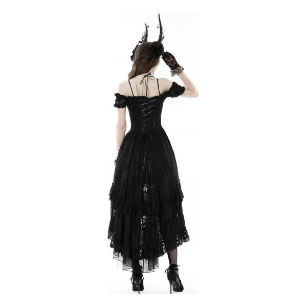 Dark In Love Lilinoe hi-lo dress