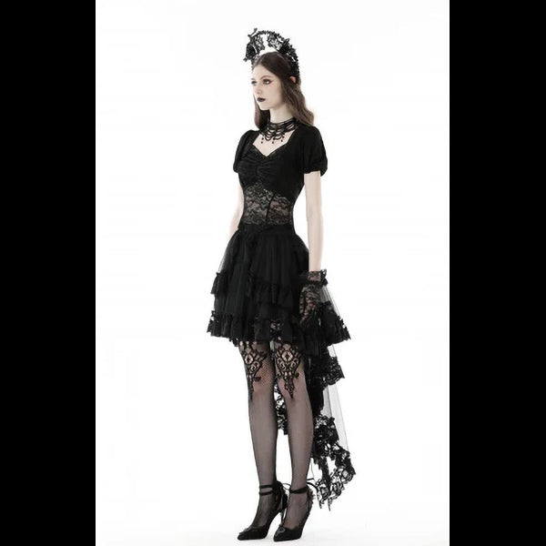 Dark In Love Lolisa hi-lo skirt