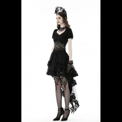 Dark In Love Lolisa hi-lo skirt
