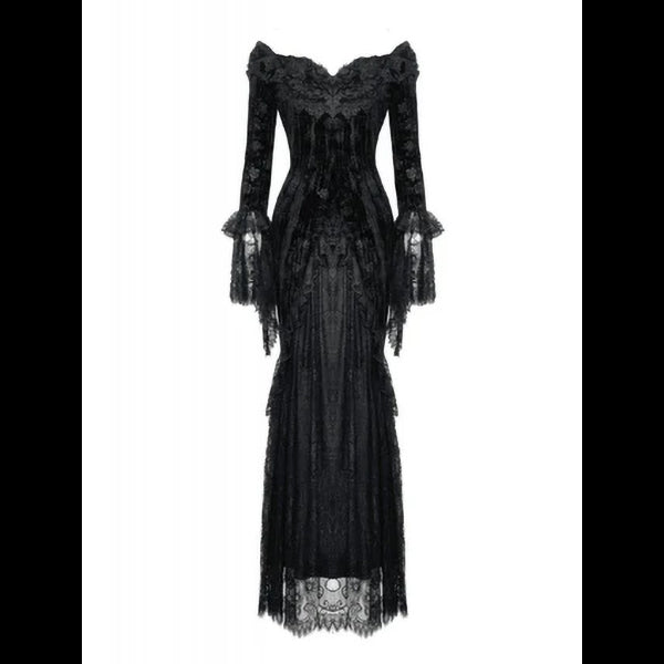 Dark In Love Zathura off-the-shoulder maxi dress
