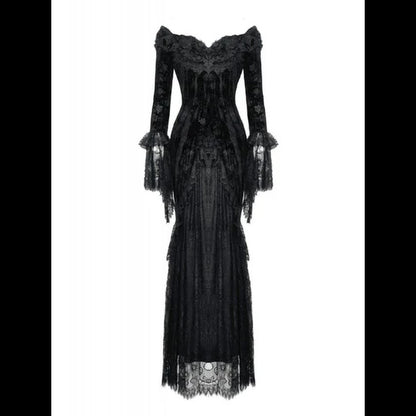 Dark In Love Zathura off-the-shoulder maxi dress
