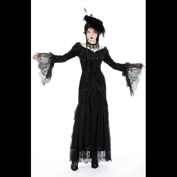 Dark In Love Zathura off-the-shoulder maxi dress