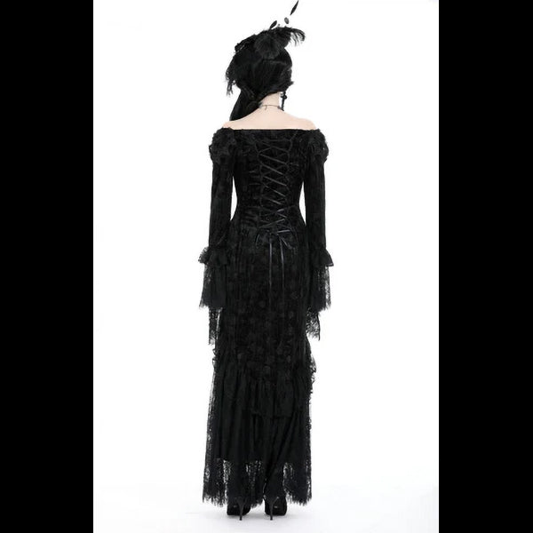 Dark In Love Zathura off-the-shoulder maxi dress