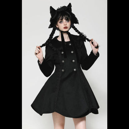 Dark In Love Fia Bonnet with Cat Ears