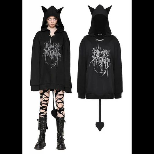 Dark In Love Hellbringer Oversized Hoodie