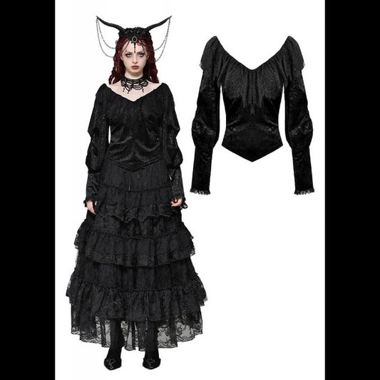 Dark In Love Romilly Jacquard Top