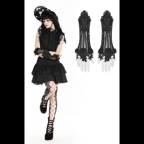Dark In Love Ottilie fingerless gloves