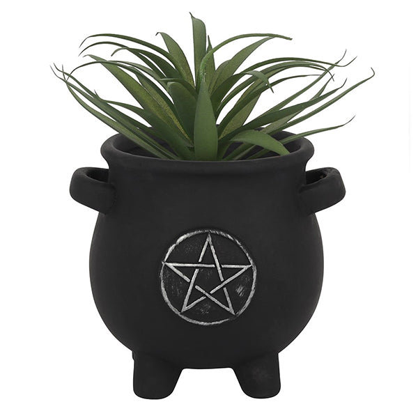 Something Different Pentagram Cauldron plant pot