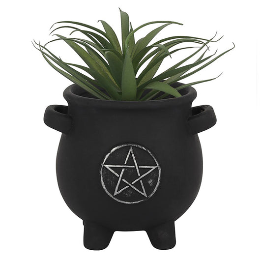 Something Different Pentagram Cauldron plant pot