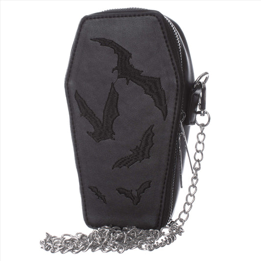 Heartless Bat Mini Coffin bag