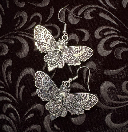 blacbutterflies Giant Moths earrings