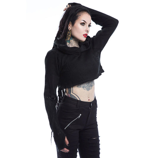 Chemical Black CV bolero top