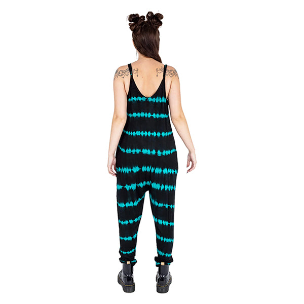 Innocent Lifestyle Karina black & green jumpsuit
