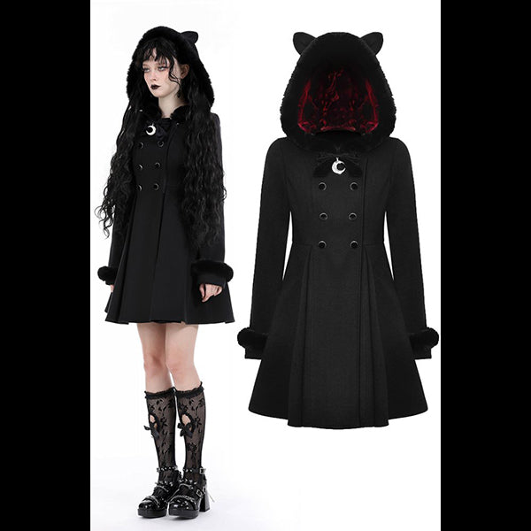 Dark In Love 'Nekomimi' Cat Ears hooded coat