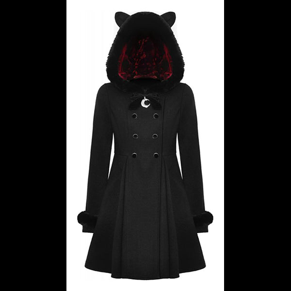 Dark In Love 'Nekomimi' Cat Ears hooded coat