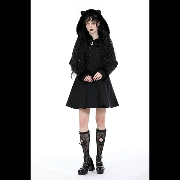 Dark In Love 'Nekomimi' Cat Ears hooded coat