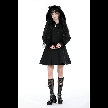 Dark In Love 'Nekomimi' Cat Ears hooded coat