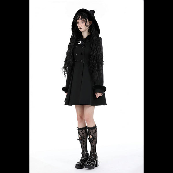 Dark In Love 'Nekomimi' Cat Ears hooded coat