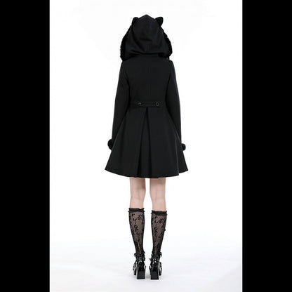Dark In Love 'Nekomimi' Cat Ears hooded coat