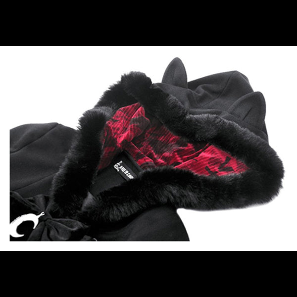 Dark In Love 'Nekomimi' Cat Ears hooded coat