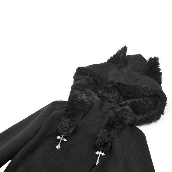 Dark In Love ' Cantrix'  Cute Cat Ears hoodie