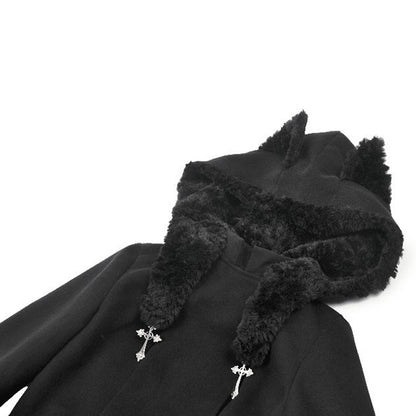 Dark In Love ' Cantrix'  Cute Cat Ears hoodie