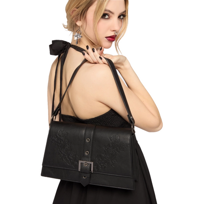 Killstar Devil's Darling debossed handbag