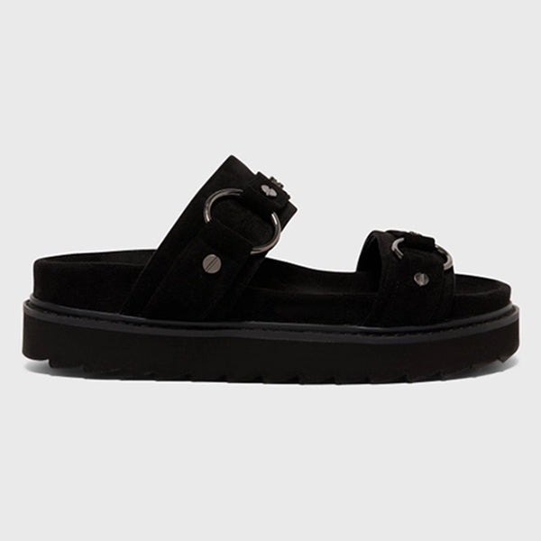 Killstar Obsidian Night Flat Sandal
