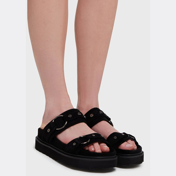 Killstar Obsidian Night Flat Sandal