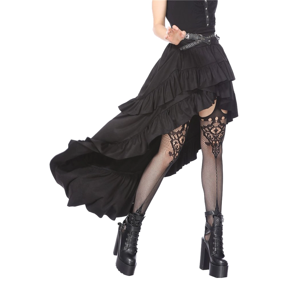 Dark In Love Lucina hi-lo skirt