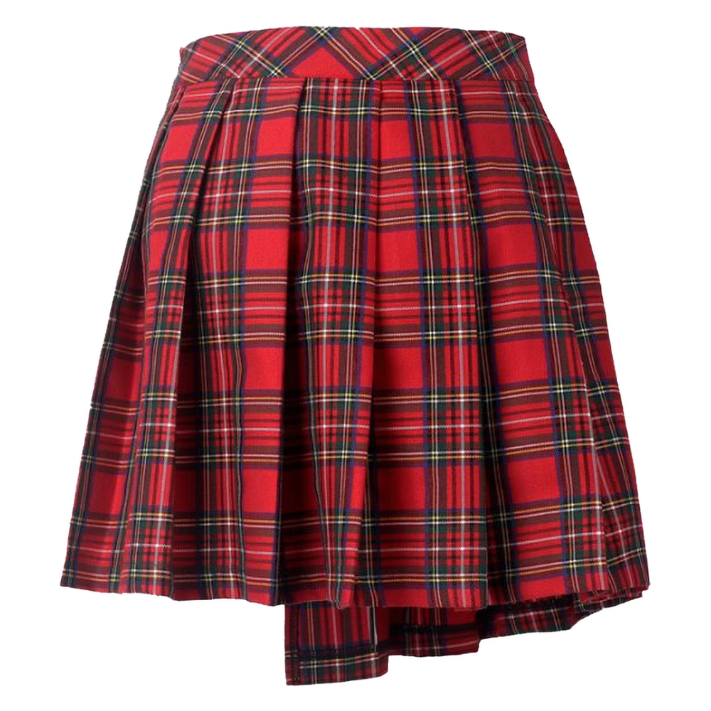 Dark In Love Punk Red Big Pin mini skirt