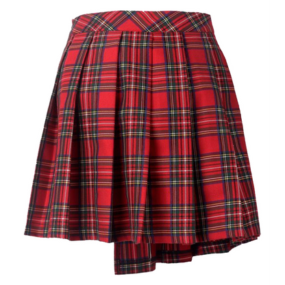 Dark In Love Punk Red Big Pin mini skirt