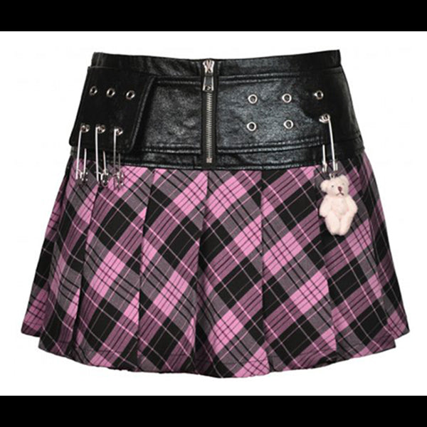 Dark In Love 'Rosabel' mini skirt with bear
