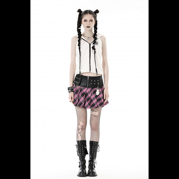 Dark In Love 'Rosabel' mini skirt with bear