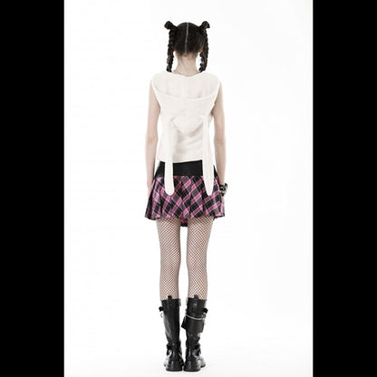 Dark In Love 'Rosabel' mini skirt with bear