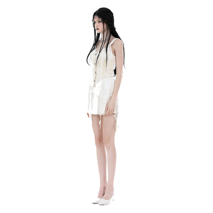 Dark In Love Tansy irregular mini skirt