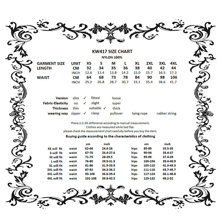 Dark In Love Punk Black Wide-Waistband mini skirt ' Rexxie'