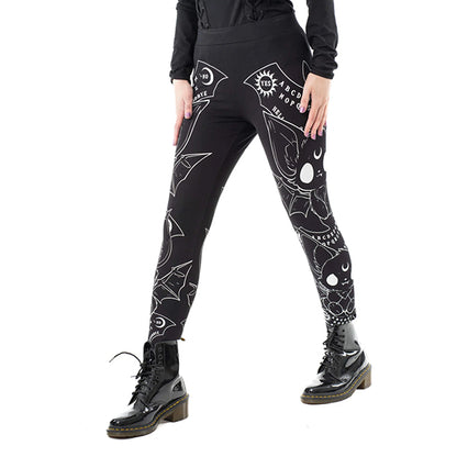 Cupcake Cult Ouija Bats leggings