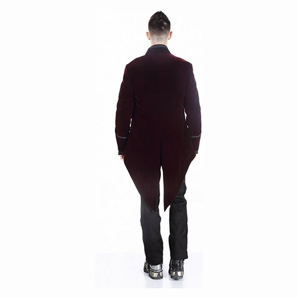 Pentagramme Gothique Bordeaux tailcoat (red)