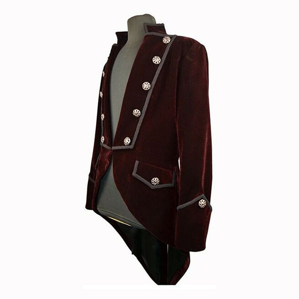 Pentagramme Gothique Bordeaux tailcoat (red)