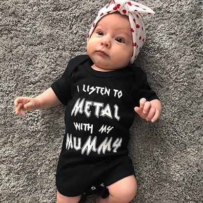 Metallimonsters I listen to Metal with my Mummy vest