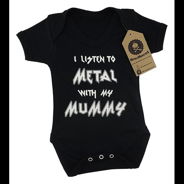 Metallimonsters I listen to Metal with my Mummy vest