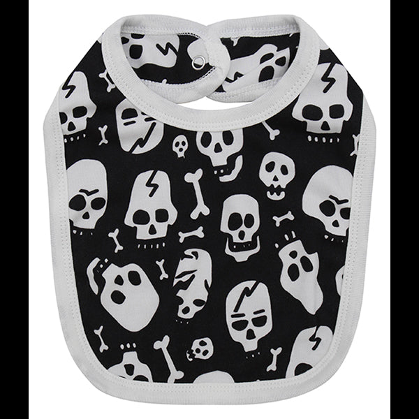 Metallimonsters Skull & Bone bib