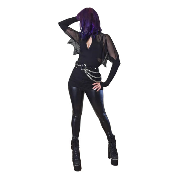 Necessary Evil Vespertilio batwing top